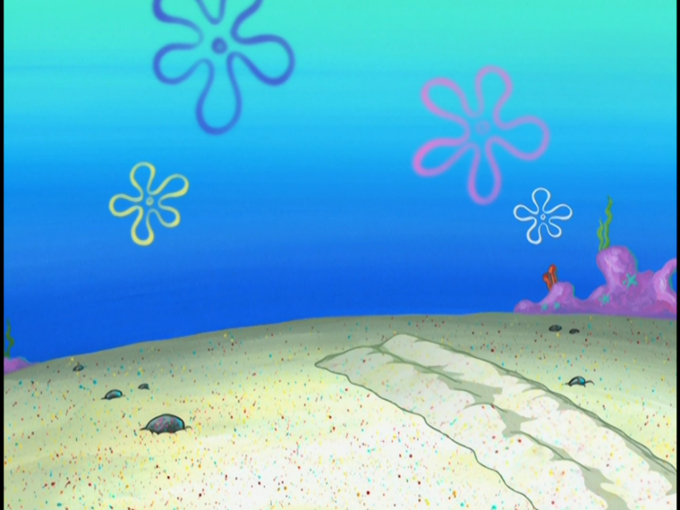 Морское дно губка Боб