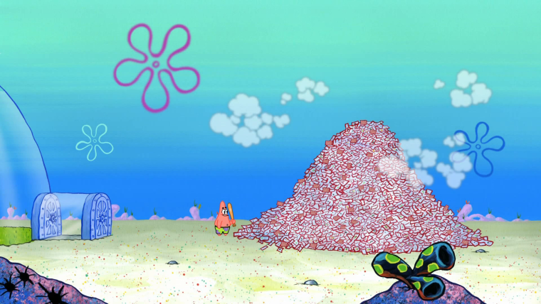 Приливная зона губка Боб