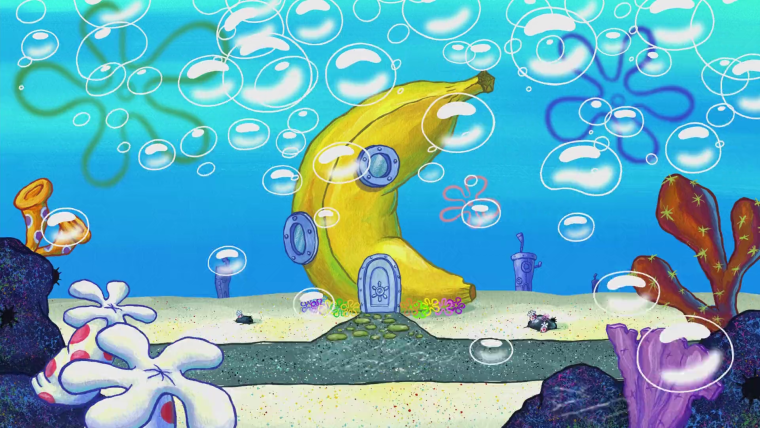 Губка Боб на Медузе бикини Боттом