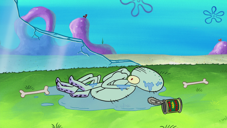 Губка Боб Сквидвард и планктон