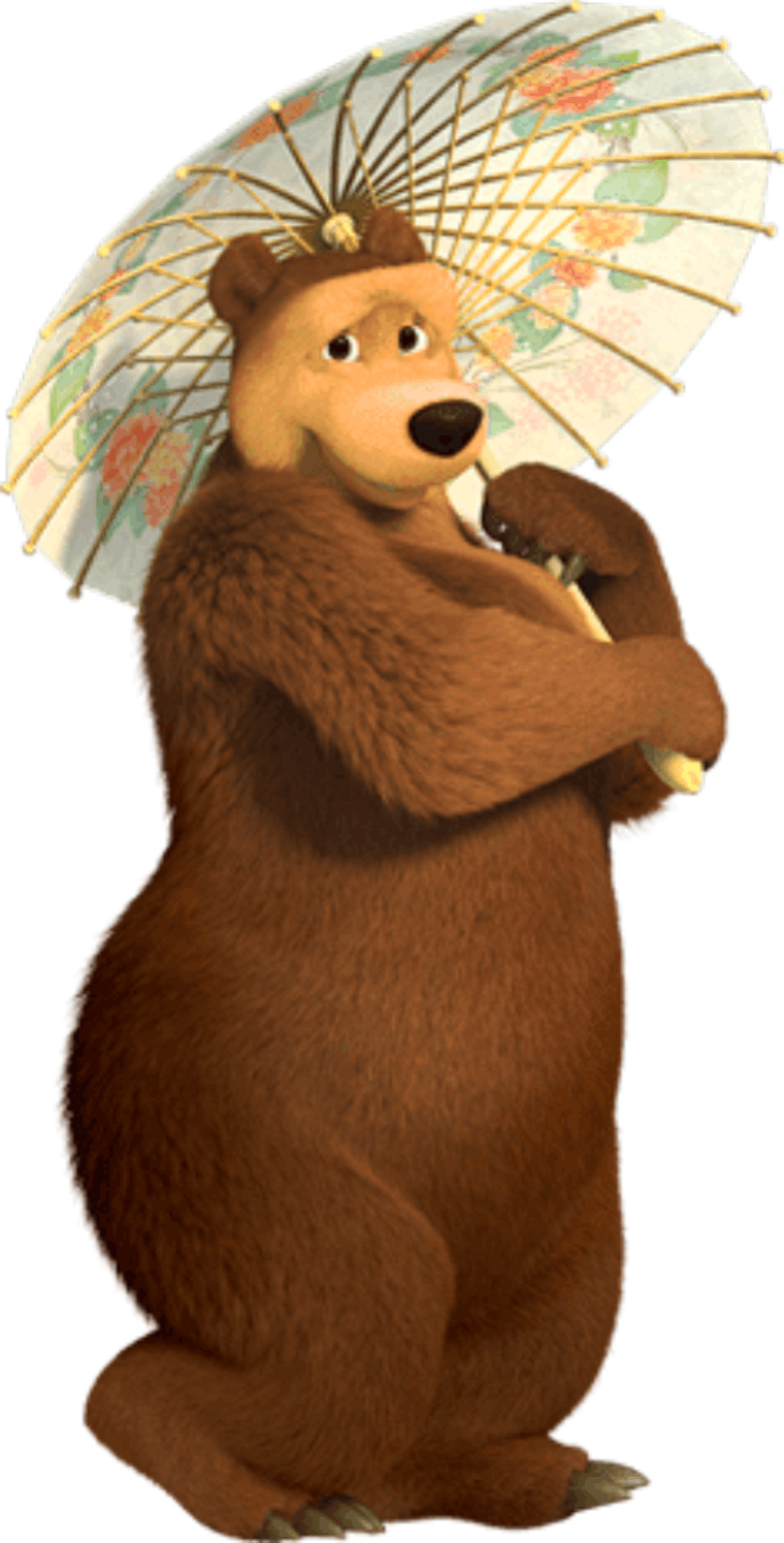 Медведица из мультика Маша и медведь