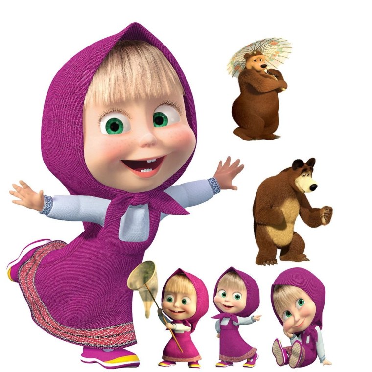 Маша и медведь герои Маша