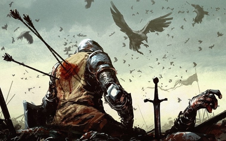 Поле боя рыцарь