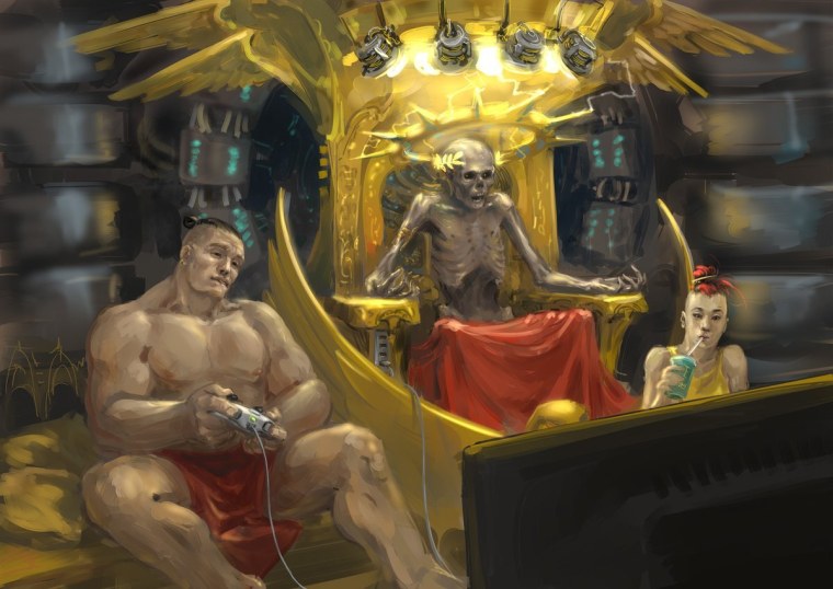Warhammer 40k Император на троне