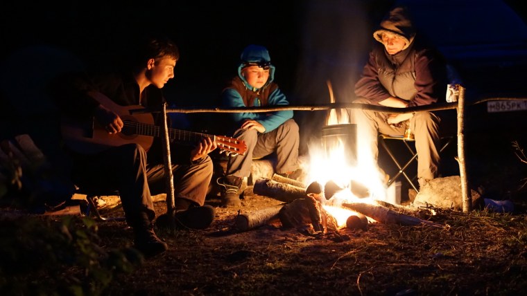 Поход посиделки у костра