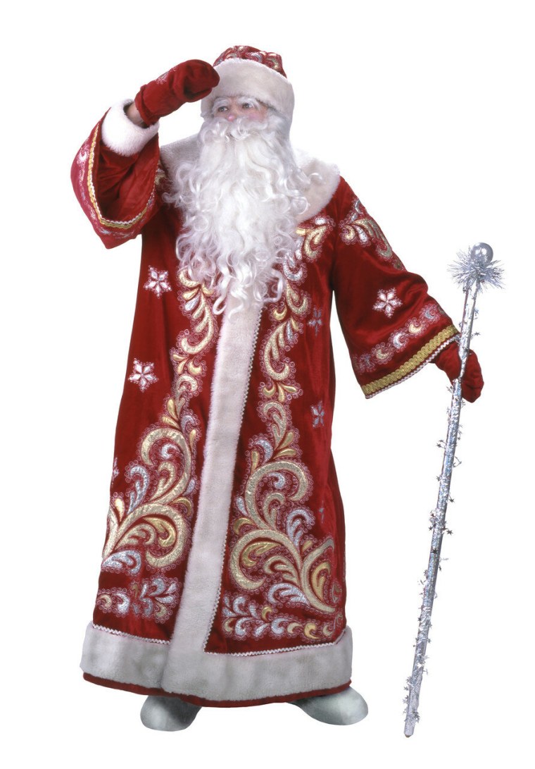 Дед Мороз на прозрачном фоне