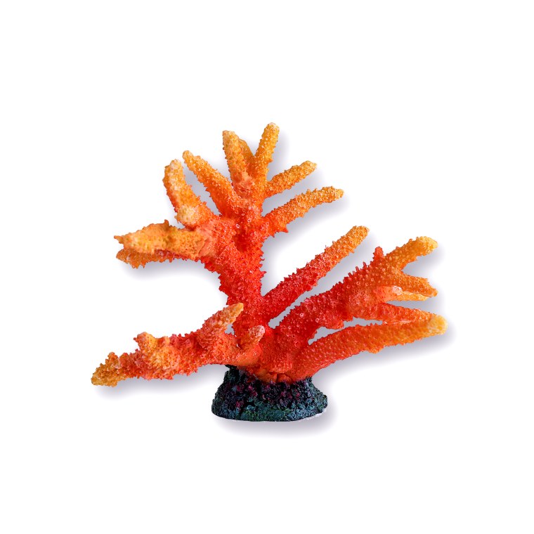 Грот Алиса коралл 13*10*8 см. hcl010 00-00003882