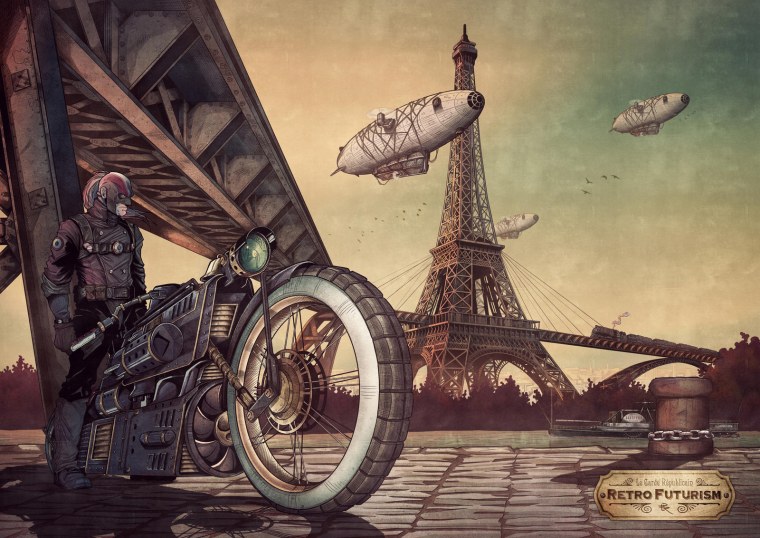 Ретрофутуризм дизельпанк стимпанк