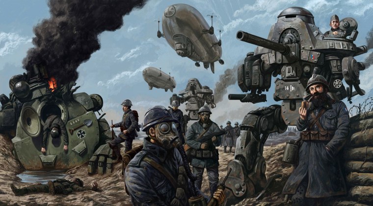 Дизельпанк СССР солдат