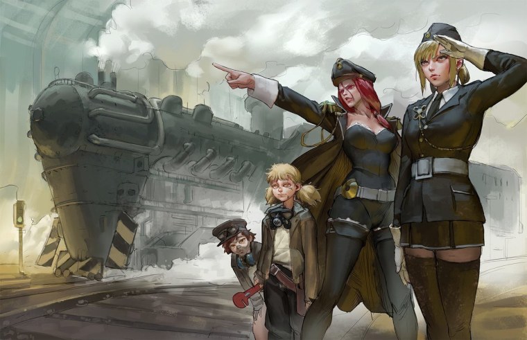 Дизельпанк аниме