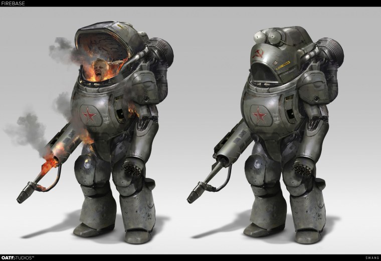 Силовая броня дизельпанк