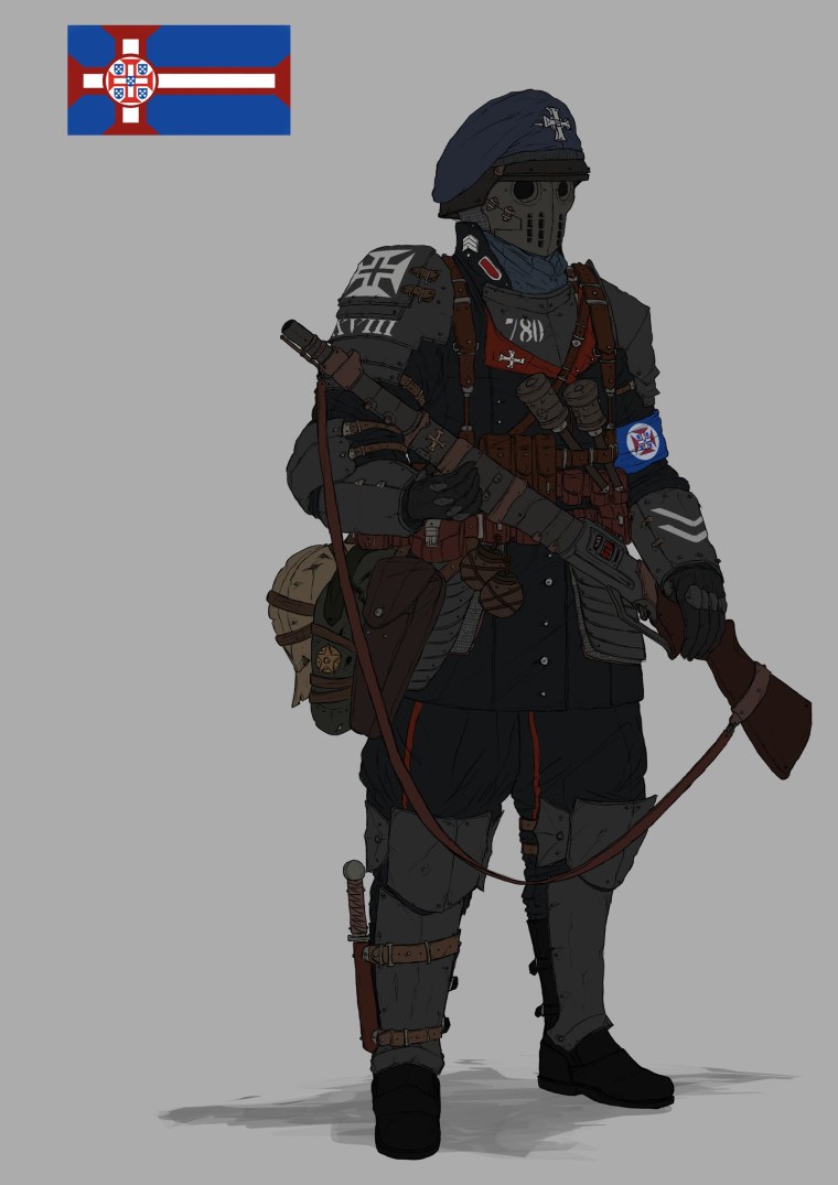 Дизельпанк СССР солдат