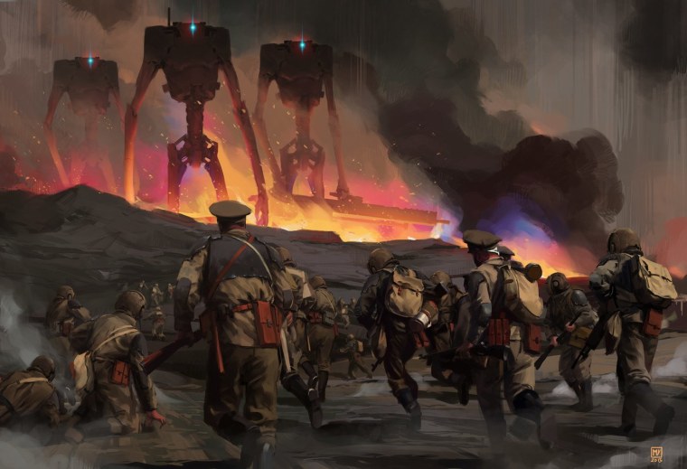 Дизельпанк арт война