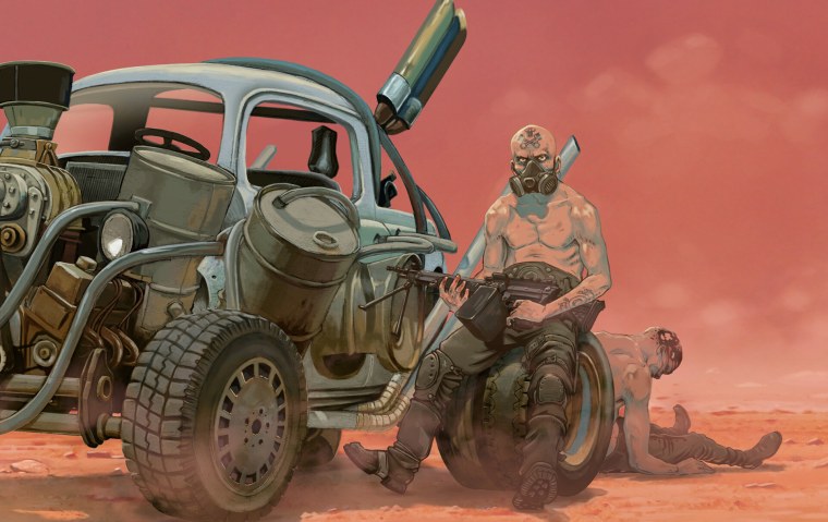 Советский дизельпанк художник Алексей Липатов