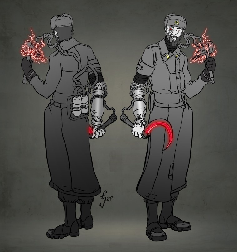 Дизельпанк суперсолдаты