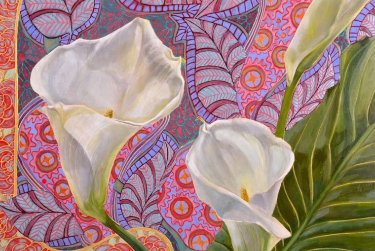 Зантедеския Ботаническая лист