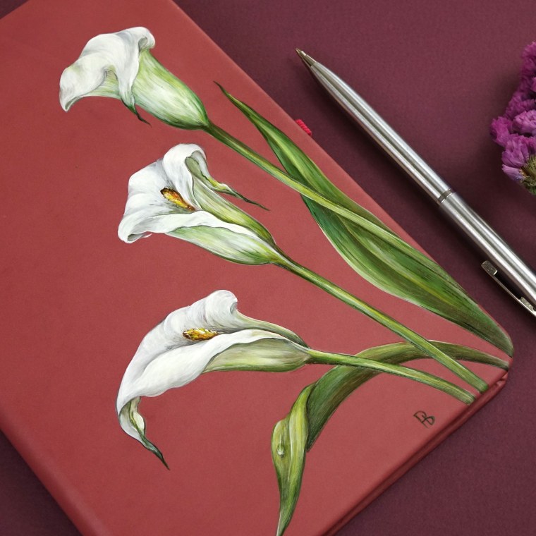 Белые каллы картина