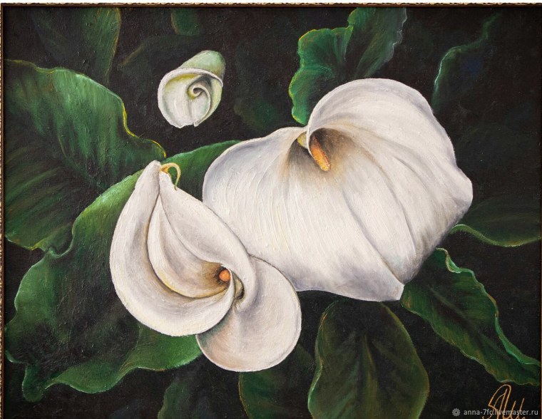 Художница Ludivine Corominas .цветы.