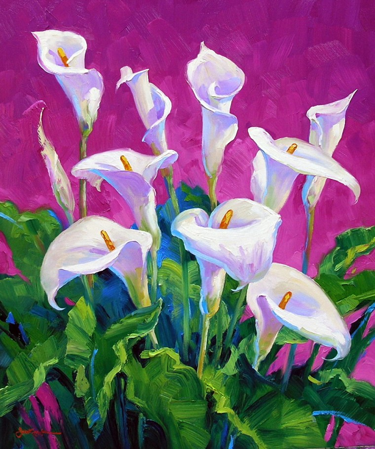 Диего Родригес картины каллы