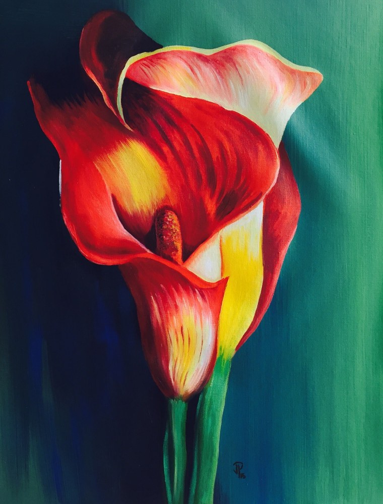 Картины цветы каллы