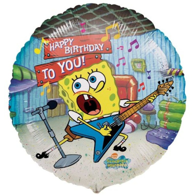 Губка Боб с днем рождения