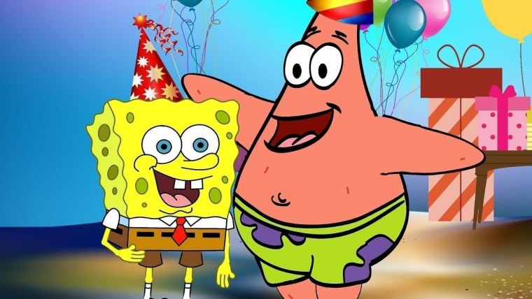Спанч Боб с днем рождения