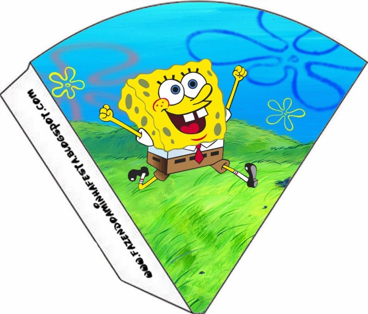 Приглашение на день рождения губка Боб