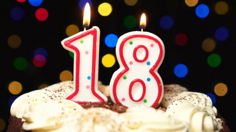 С днём рождения 18 лет