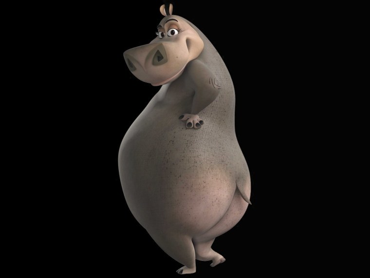 Бегемотиха Глория из Мадагаскара