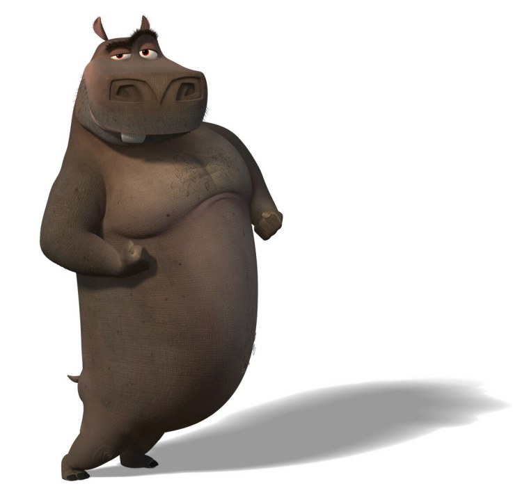 Бегемот из Мадагаскара мото мот