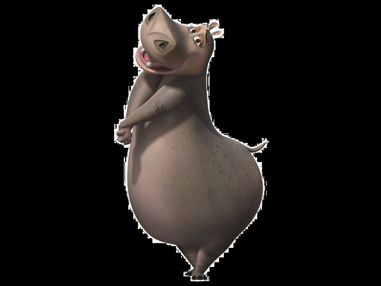 Бегемотиха Глория из Мадагаскара