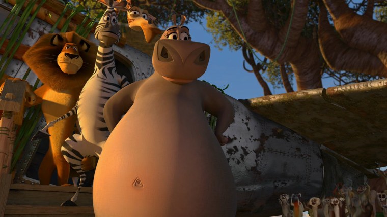 Мадагаскар бегемотиха Глория