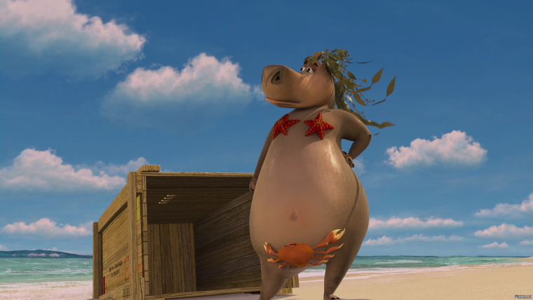 Бегемот Глория из Мадагаскара