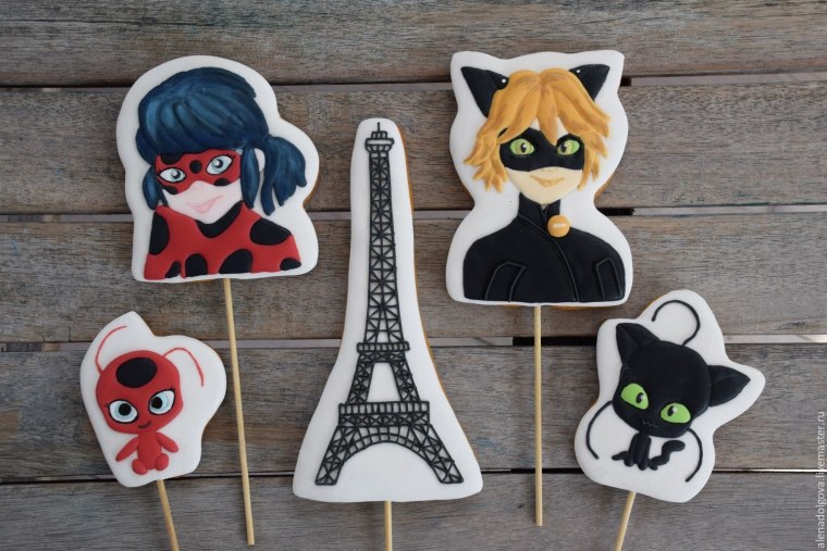 Имбирные пряники леди баг