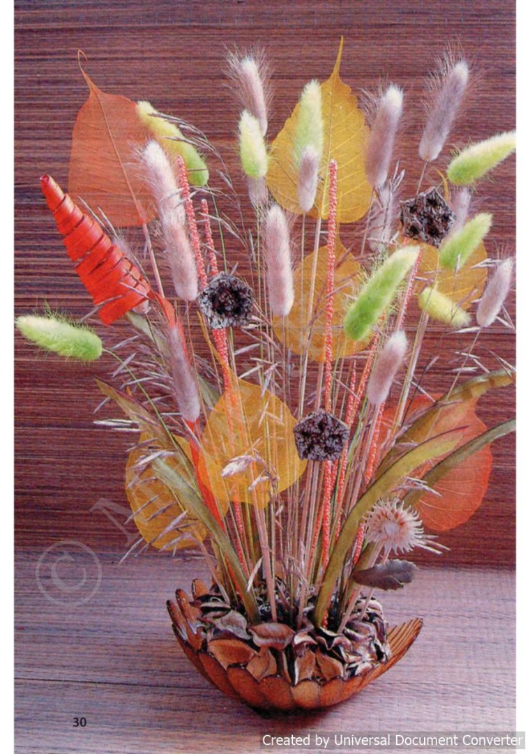 Композиции из сухоцветов