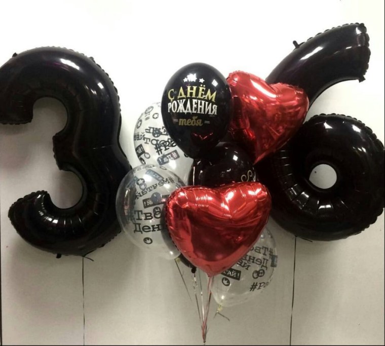 Композиция из шаров "37"