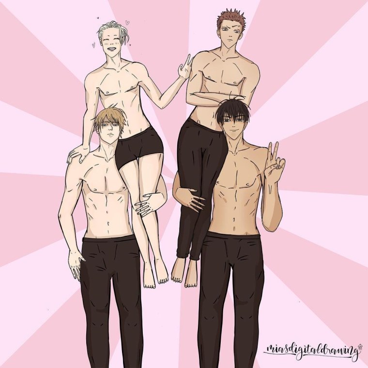 Парные обои яой 19 Days