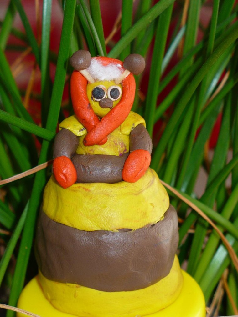 Баба Капа из пластилина