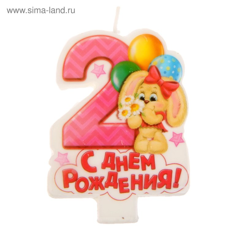 Торт со свечами с днем рождения девочке