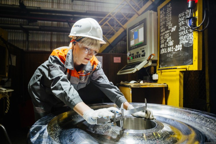 Колесобандажный цех ЕВРАЗ НТМК