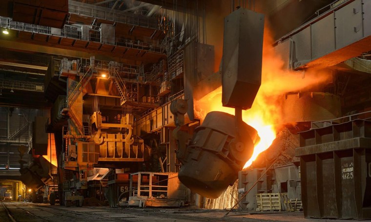 Конвертерный цех НЛМК В Липецке