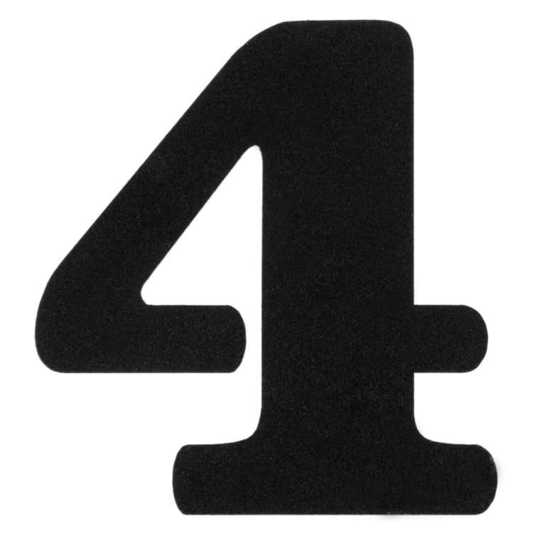 Большая цифра 4