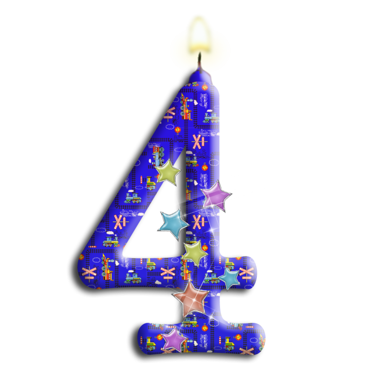 Цифры для 4 лет