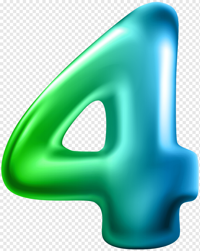 Красивая цифра 4