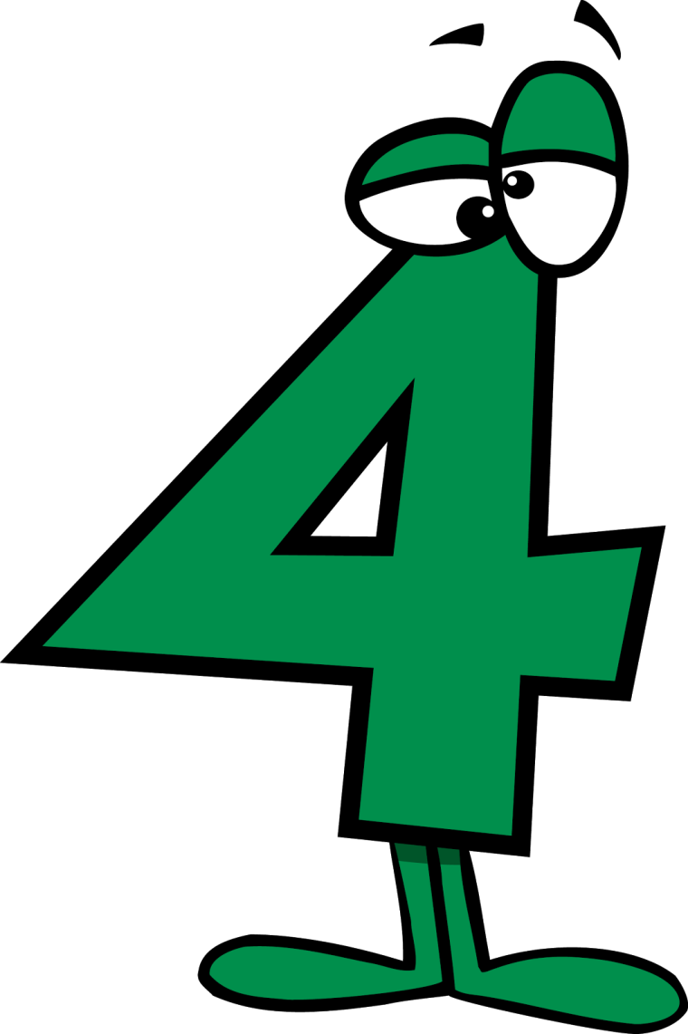 Смешная цифра четыре