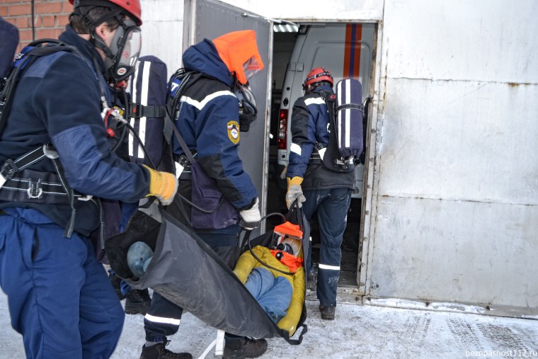 Манекен пострадавшего для горноспасателей
