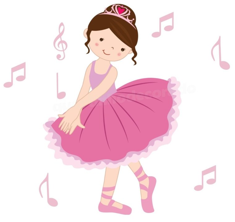 Девочка балерина мультяшная