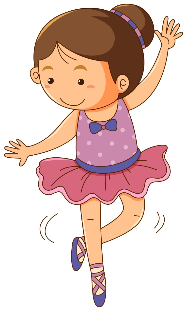 Иллюстрация изображение пляшущих девочек