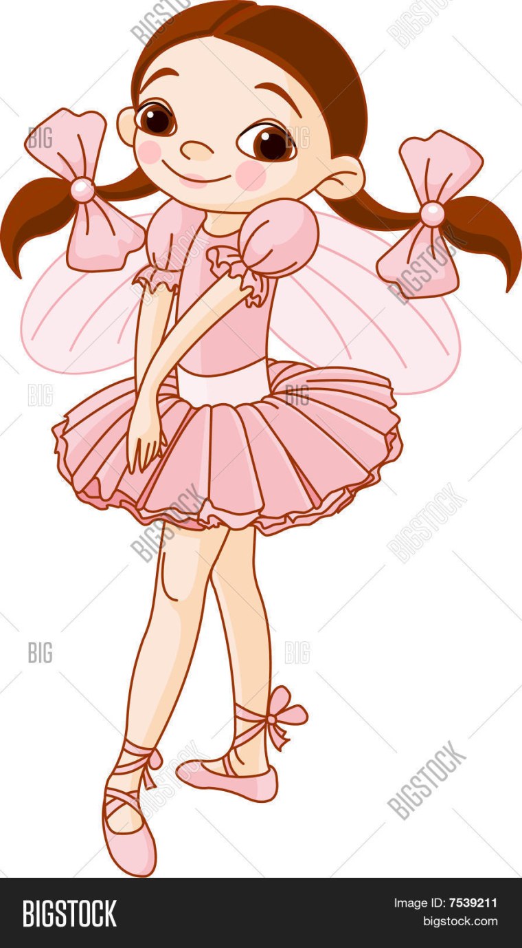 Балерина мультяшная