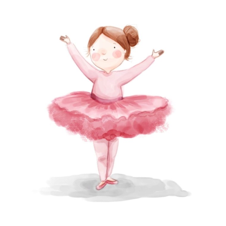 Балерина рисунок